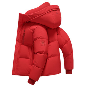 
YAYA Duck Short Down Jacket Men's 2025 Winter New Windproof Thickened Hooded Warm Bread Jacket
