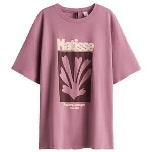 
[Matisse/Matisse] HM women's fashion casual printed T-shirt 1296052