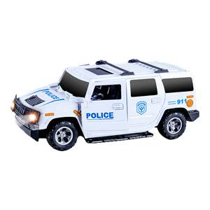 Charging remote control police car Children's toys 110 Public Security Auto Light Music 2 Boy Birthday Gift 3-4-5 years old