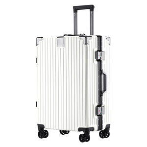 
Authentic Paul sturdy suitcase aluminum frame trolley case for male and female students universal wheel boarding suitcase password suitcase