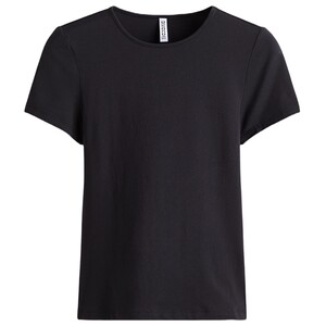 
HM women's T-shirt summer round neck temperament slim fashion simple fine fiber short sleeve 1292501