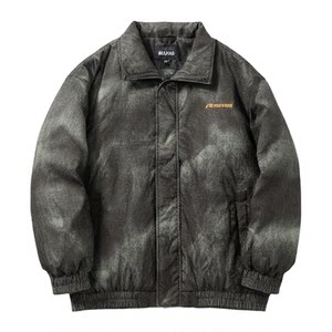 Senma down jacket male 2024 winter new fashion seal print thick jacket trendy personality oversize
