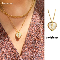 Пятно | Unniplanet Retro нишевая роза Love Color Diamond Pinery 18K Золотое ожерелье