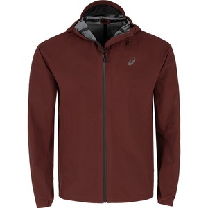 
ASICS new men's waterproof running jacket men's reflective hooded sports jacket jacket