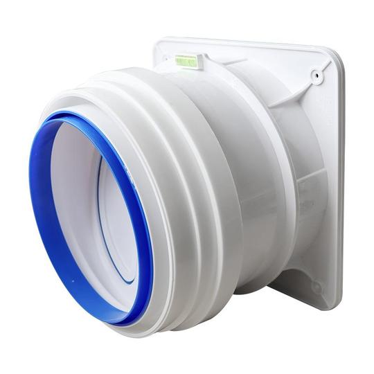 Valvola Di Ritegno Per Cappe Aspiranti, Valvola Di Ritegno Per Canna Fumaria, Valvola Di Ritegno Antiodore Universale A Senso Unico In ABS Per Cucina Bagno - Foto 4