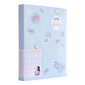 
Deli folder A4 information book storage book transparent insert loose-leaf test paper storage bag elementary school student cute music score clip student paper organizing artifact multi-layer thickened primary school first grade supplies