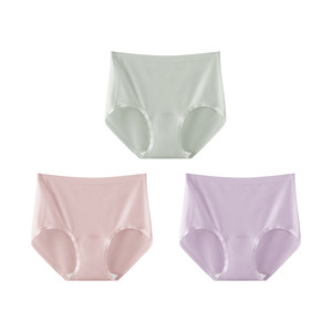 
Goldlion Shurou Panties Women's New Mid-High Waist Cover Hip Slim Women's Silk Briefs Gift Box