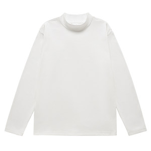 
NELY Xiao Nili long-sleeved T-shirt 280g half turtleneck bottoming shirt for men and women 2026 spring and autumn new solid color inner wear trend