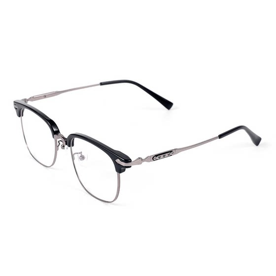 
Anti-fog men's myopia professional online glasses astigmatism can be matched with half frame anti-blue light big face eye frame