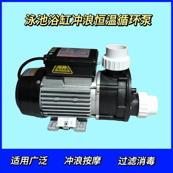 LX泳池浴缸冲浪恒温过滤循环泵DH1.0英标尺寸接头750W