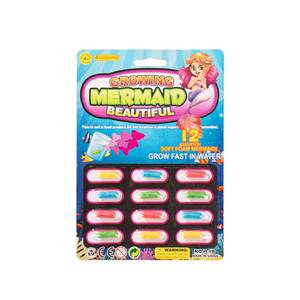 Children's soaked sponge capsules, little yellow duck duck baby, water, bath toy to play water swimming water drawing shower