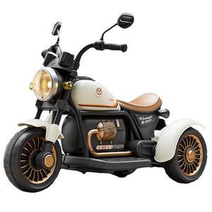 Children's electric motorcycle tricycles men and girls battery car baby toy car children can take people remote control children's cars