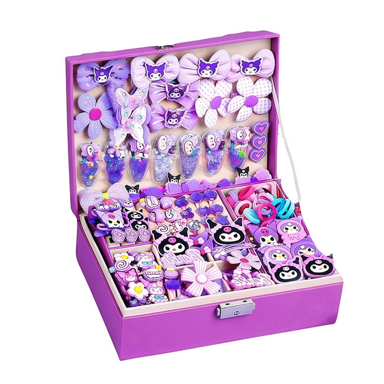 
Children's Day birthday gift girl 6-year-old girl 5 primary school students and children's hair accessories gift box toys Kulomi
