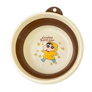 
Crayon Shin-chan folding basin wash basin household portable large basin for washing clothes laundry basin for student dormitories