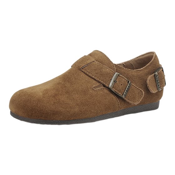 
Saturday genuine leather all-inclusive soft-soled Birkenstock shoes for women 2026 new spring flat shoes slip-on women's shoes