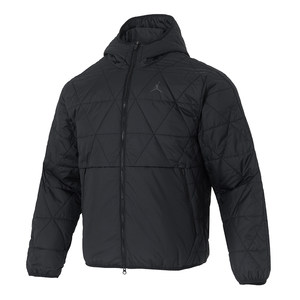 
NIKE Nike jordan men's short sports cotton jacket, comfortable and warm hooded cotton coat, simple cotton jacket