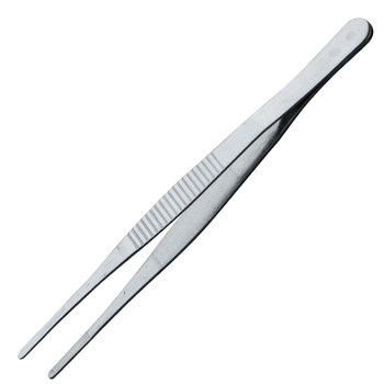 Tweezers tool repair clip stainless steel extra long extra long thickening multi-purpose large elbow fish tank aquatic grass Niezi pick up