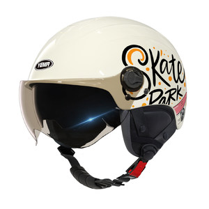 Mustang helmet electric car for women four seasons half helmet new national standard 3C certification men's battery car summer motorcycle safety helmet
