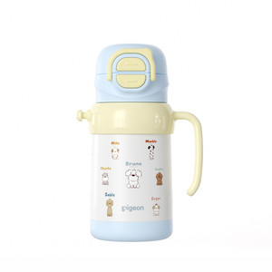 
Beiqin children's thermos cup baby water cup drink water drink water straight cup straw cup 3 years old + kindergarten water bottle