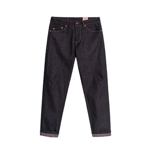 
Madden workwear American retro red-eared cow denim jeans slightly tapered dark straight casual pants for men spring and winter