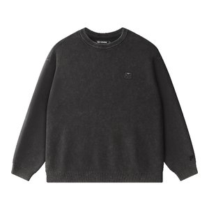 
FILA FUSION Fila trendy brand men's knitted sweater 2025 winter new casual loose cotton pullover sweater