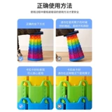 Складной стул Портативный телескопический стул регулируемый сжатый стул Ультра-освещенный рыбацкий стул Осень на открытый стул