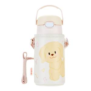 [Cat and Dog Meng Pet Series] Food Demon Children's Insulation Cup Straw Cup Baby Learning Cup Water Cup Cup Set