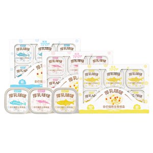 
Weilang staple food lunch box thick milk Bobo cat canned salmon wet food full price fish oil pop-up beaded cat snacks