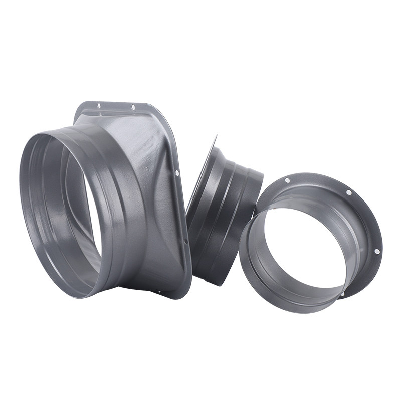 Brida De Pared De Metal 100 Mm | Adaptador Para Tubo De Ventilación Flexible | Incluye Abrazadera Y Tornillos