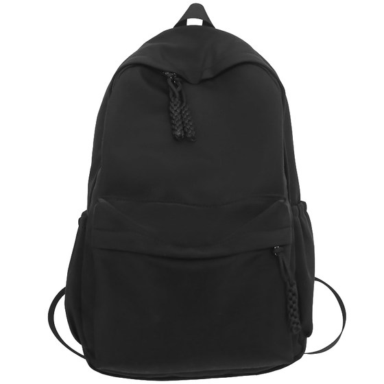 
Schoolbags for female college students simple and versatile travel backpacks for boys, high school students, junior high school students, large capacity backpacks, solid color