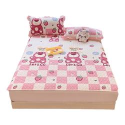 Disney Pure Cotton Bed Cover Three-piece Set 2023 New Summer Tatami Bed Single Cotton Quilted Four Seasons Universal