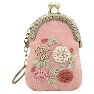 
Finger Necklace Handmade DIY Embroidery Gold Bag Material Bag Pendant Sweater Chain Mother's Day Gift Fabric Kit