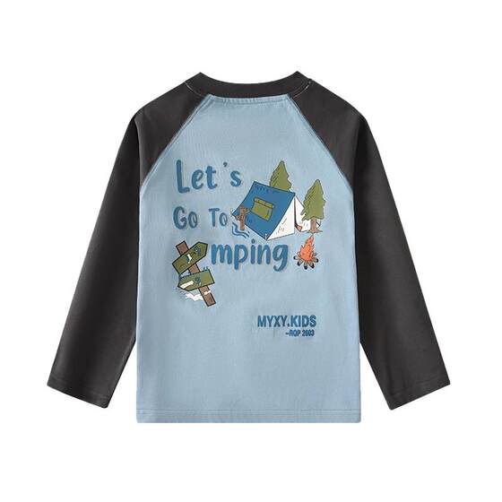 
Boys' long-sleeved T-shirt pure cotton spring and autumn 2026 spring new style children's medium and large boys' bottoming shirt tops