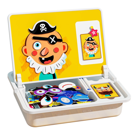
Magnetic puzzle children's educational magnetic toys 61 3 to 6 years old 2 gifts 4 girls baby children's day early education