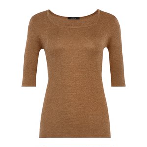 
Spring and Autumn and Summer U-neck round neck short-sleeved T-shirt for women's sweater casual simple and versatile base shirt top Y2452117