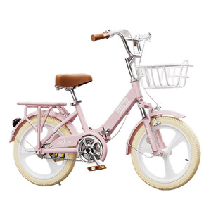 Phoenix Children Folding Bicycle Bicycles Male Girls 6-8 years old 12 middle school children elementary school students 18-20 inch 22 foot car bicycles
