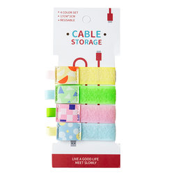 Velcro data cable organizer multi-function cable organizer computer cable headset mobile phone charging cable storage tie