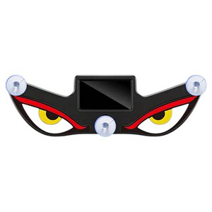 
Car Devil Eye Solar Wireless Decorative Light LED Warning Light Triangular Window Rear Window Car Fun Ambient Light