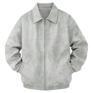 
Baleno SK spring leather jacket for men 2026 new men's lapel loose, handsome casual leather jacket for men YS