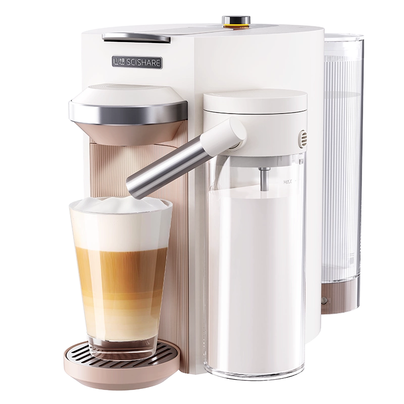 心想三合一奶泡咖啡機兼容Nespresso膠囊10bar壓力家用咖啡機