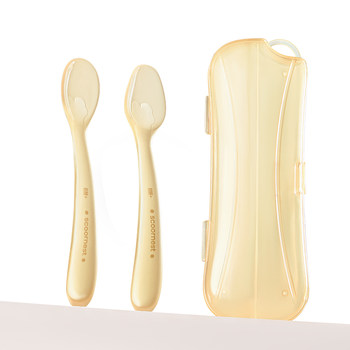 Kechao baby silicone spoon feeding soft spoon