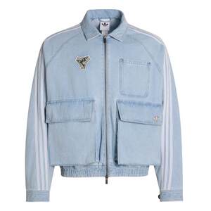 
Workwear trendy print loose casual denim jacket men's spring adidas Adidas clover