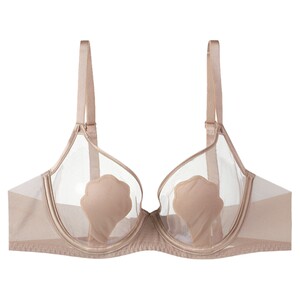 
[Rose Rabbit Ear Set] Anlifang single-layer large breasts and small bras for women's thin underwear underwear set