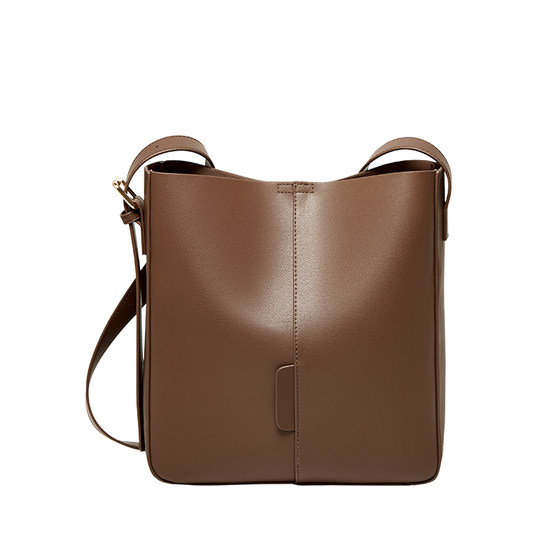 
Nalandu bag women's 2025 new popular high-end bucket bag women's crossbody bag genuine leather women's bag shoulder bag