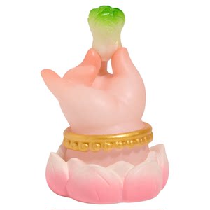 
A hundred wealth is enough to collect the metaphysical fat fufu Buddha hand-station emotional stability artifact desktop decompression small ornaments car