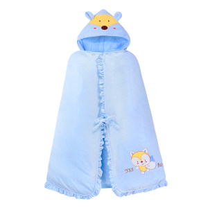 
Baby cloak can be taken off the inner liner of autumn and winter children's cloak thickened and warm baby cartoon shawl when going out to prevent wind and cold