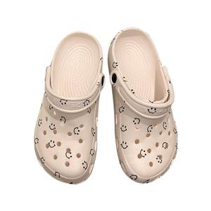 
Thin strips couple ins trendy fashion hole shoes for women summer anti-slip arch thick sole wearing Baotou beach sandwich men