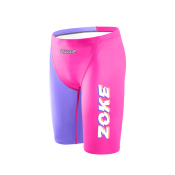 Zhouke new boys' five-point racing swimming trousers
