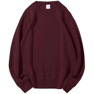 A shop specializing in T, long -sleeved sweater men's round neck pure -colored cotton couple men and women loose bottoming shirts
