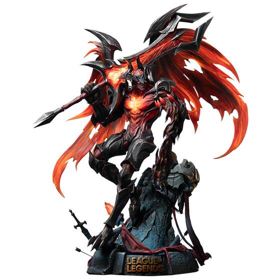 
League of Legends Jimei Hall Jointly Branded Yatoks Sword Demon Sculpture Jointly Branded Sculpture Statue SF Express